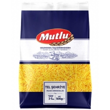 Mutlu Makarna Tel ehriye 500 Gr. 20 Li